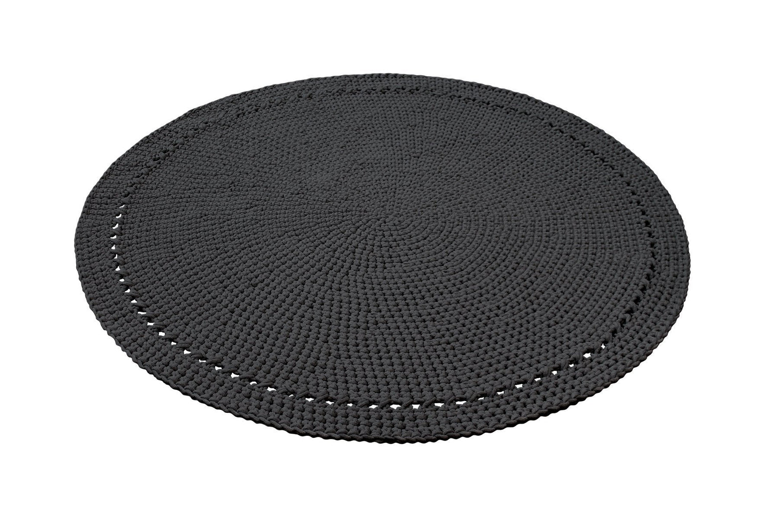 Crochet Rug NEBO | CHARCOAL