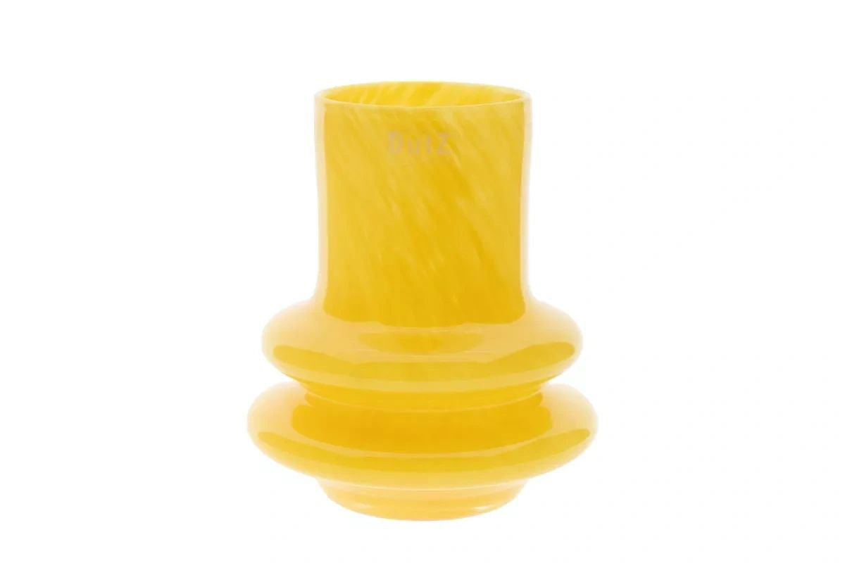 VASE RINGO- H18 D16 cm - CORN YELLOW