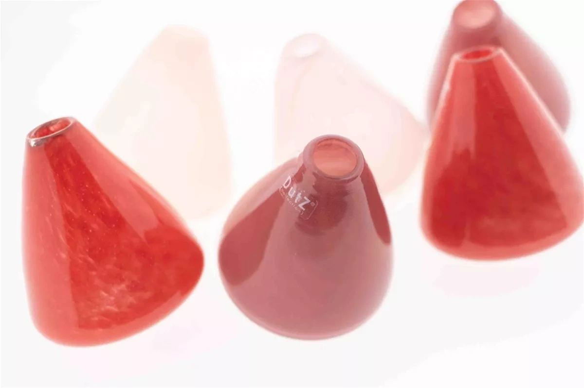 TUMBLING VASE - H12 D10 cm - RASPBERRY