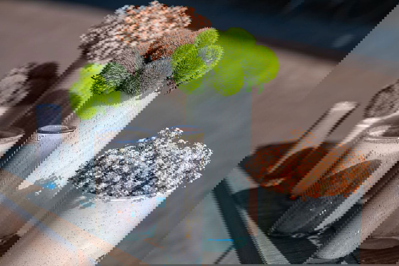 CYLINDER 6 Vase - H18 D18 cm - WHITE Colour by DutZ