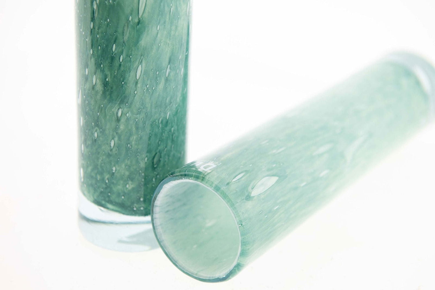 CYLINDER Vase - GREEN WHITE Colour by DutZ