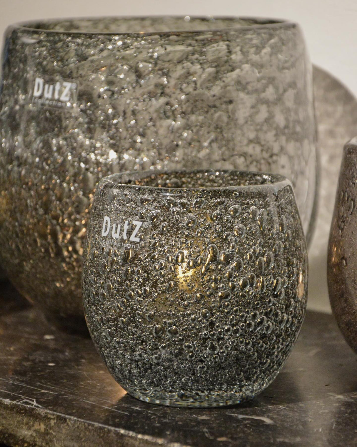 DIVA Glass HURRICANE Candleholder