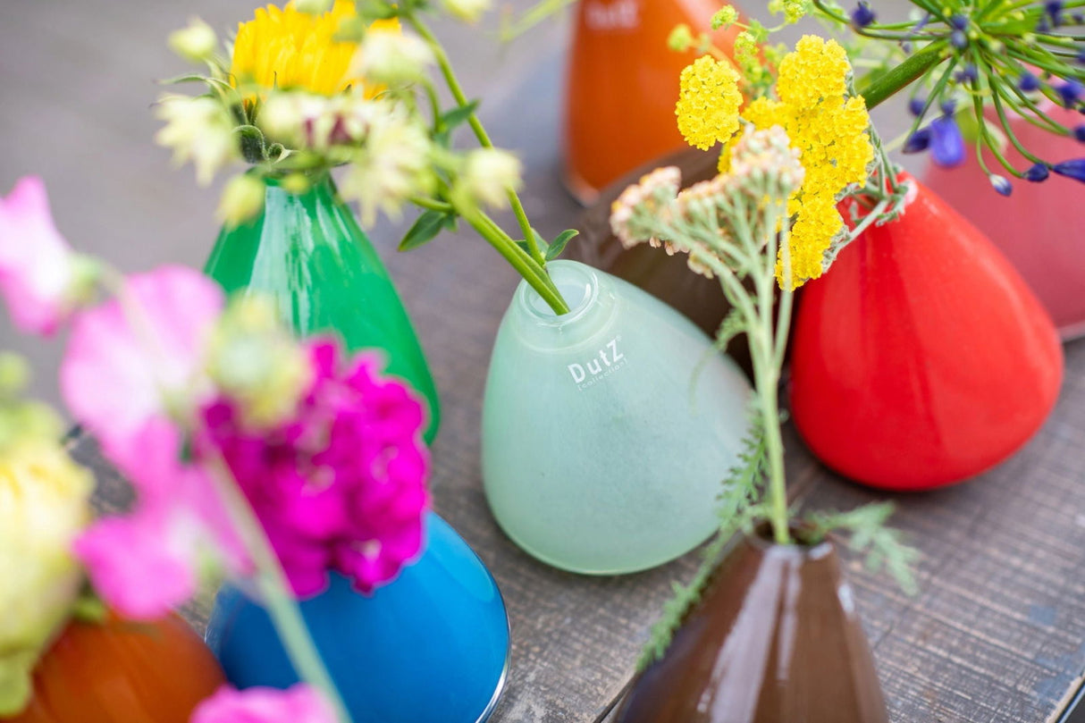 TUMBLING VASE - H12 D10 cm - RED