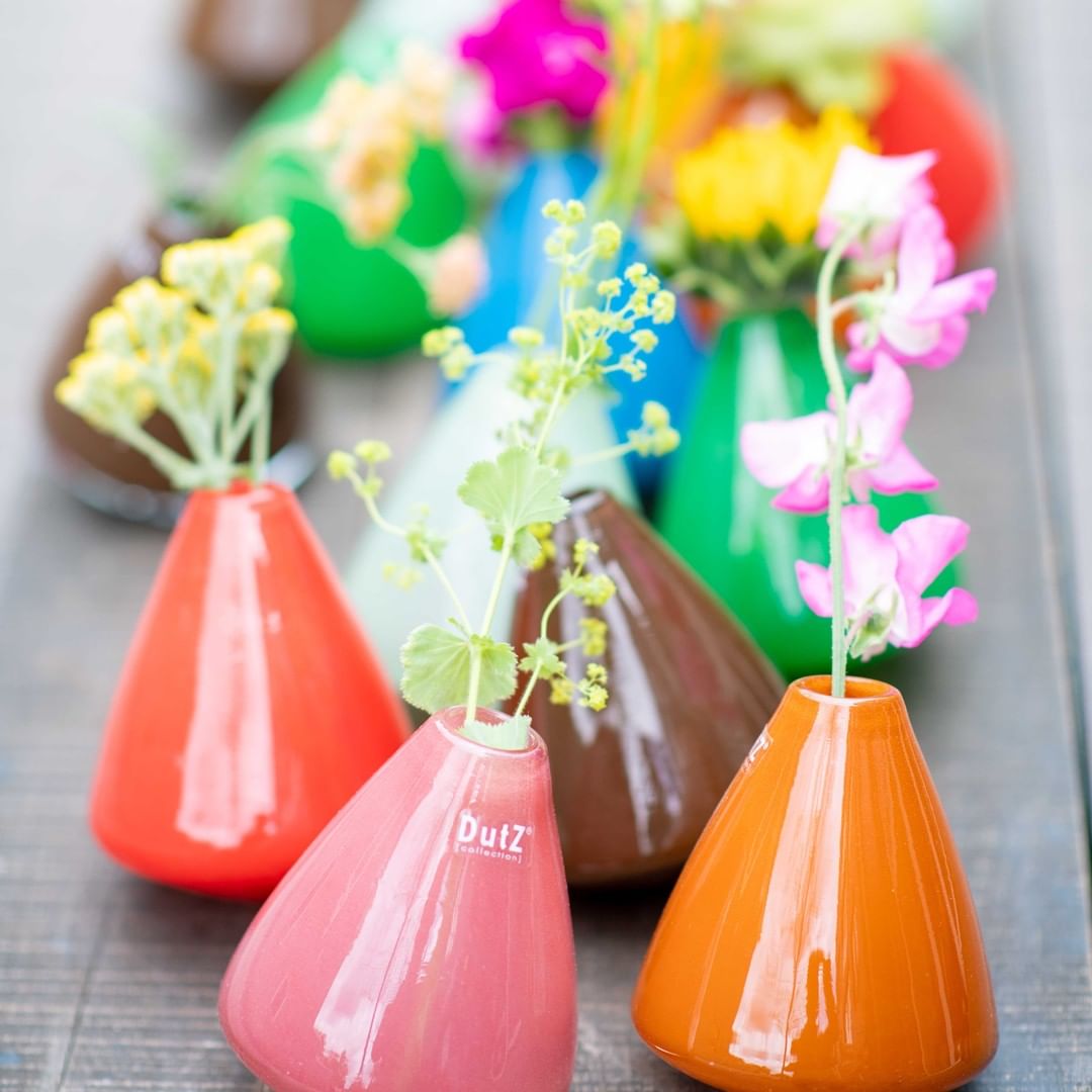 TUMBLING VASE - H12 D10 cm - VIOLET