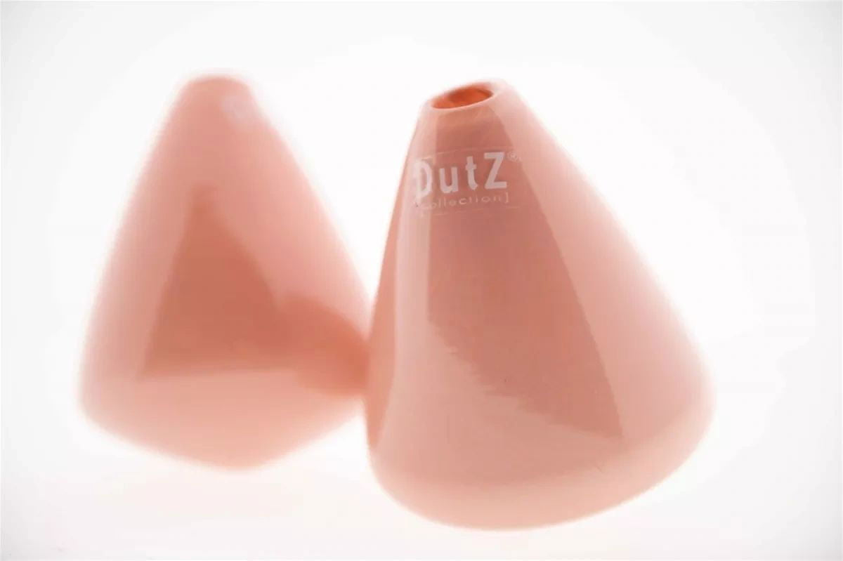 TUMBLING VASE - H12 D10 cm - APRICOT