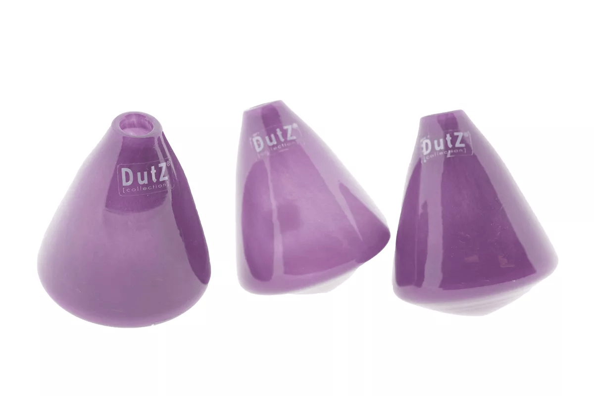 TUMBLING VASE - H12 D10 cm - VIOLET