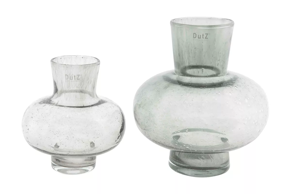 Vase MODEST - H27 D24 cm - GREY BUBBLES by DutZ