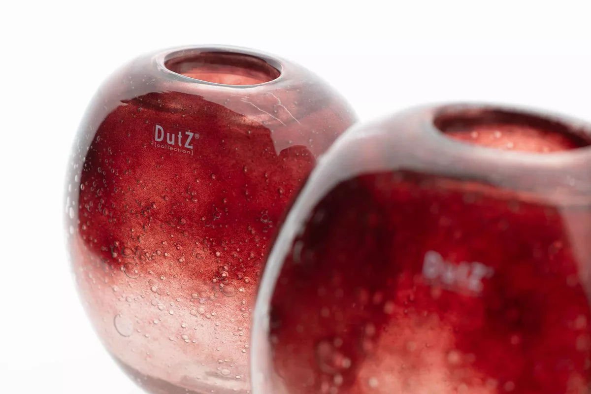 Vase Decor OVALI - RASPBERRY Bubbles