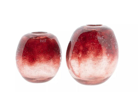 Vase Decor OVALI - RASPBERRY Bubbles