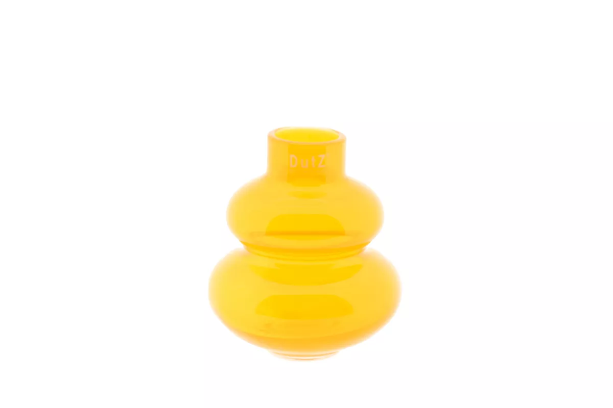 VASE SKRZYSZOW S - H16 D14 cm - ORANGE