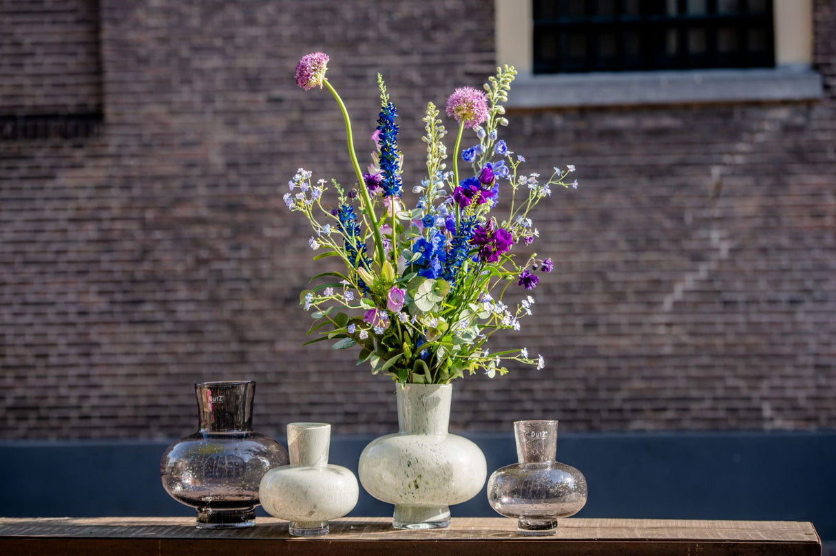 Vase MODEST - H27 D24 cm - GREY BUBBLES by DutZ