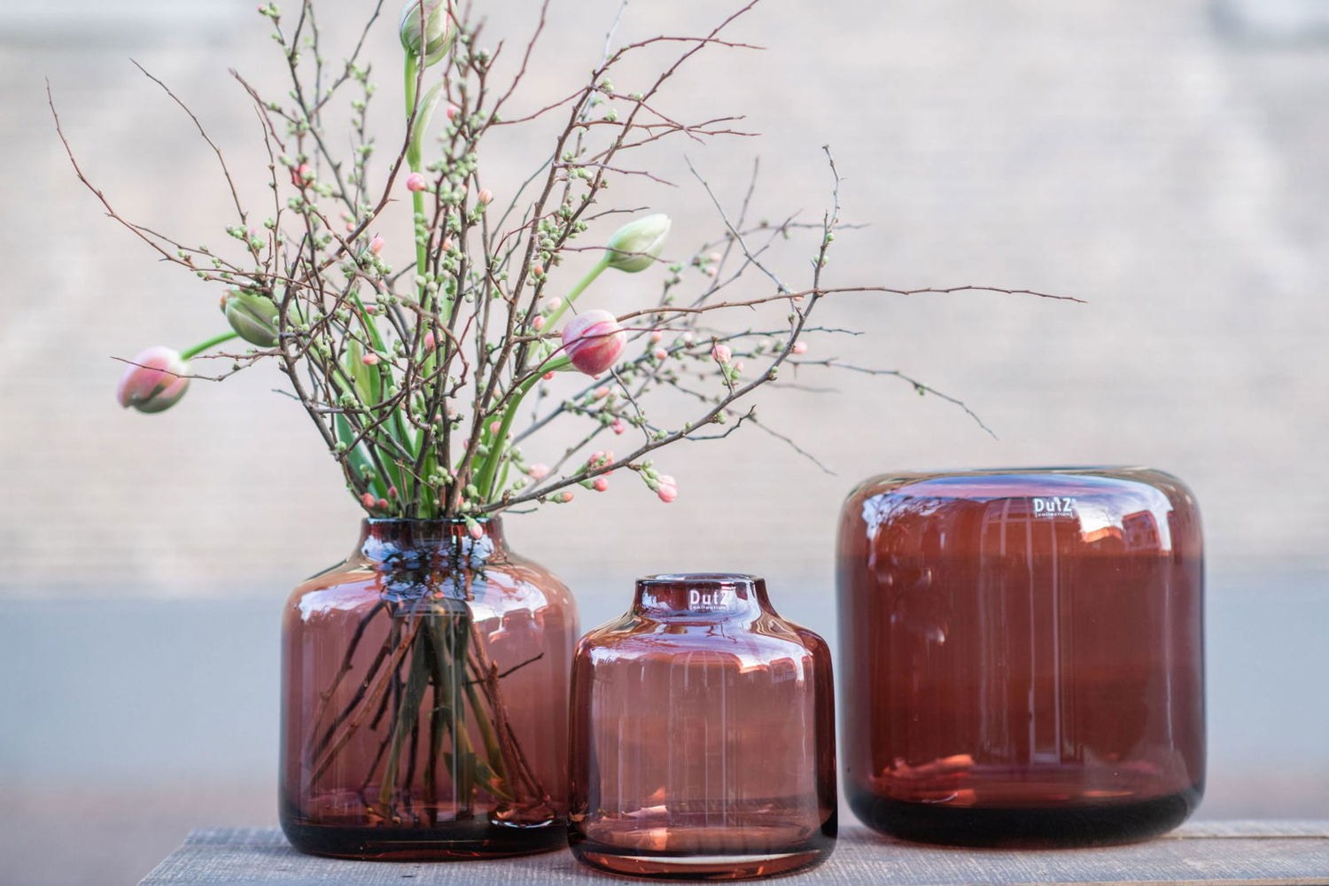 VASE MAZURKA - BURGUNDY Colour by DutZ