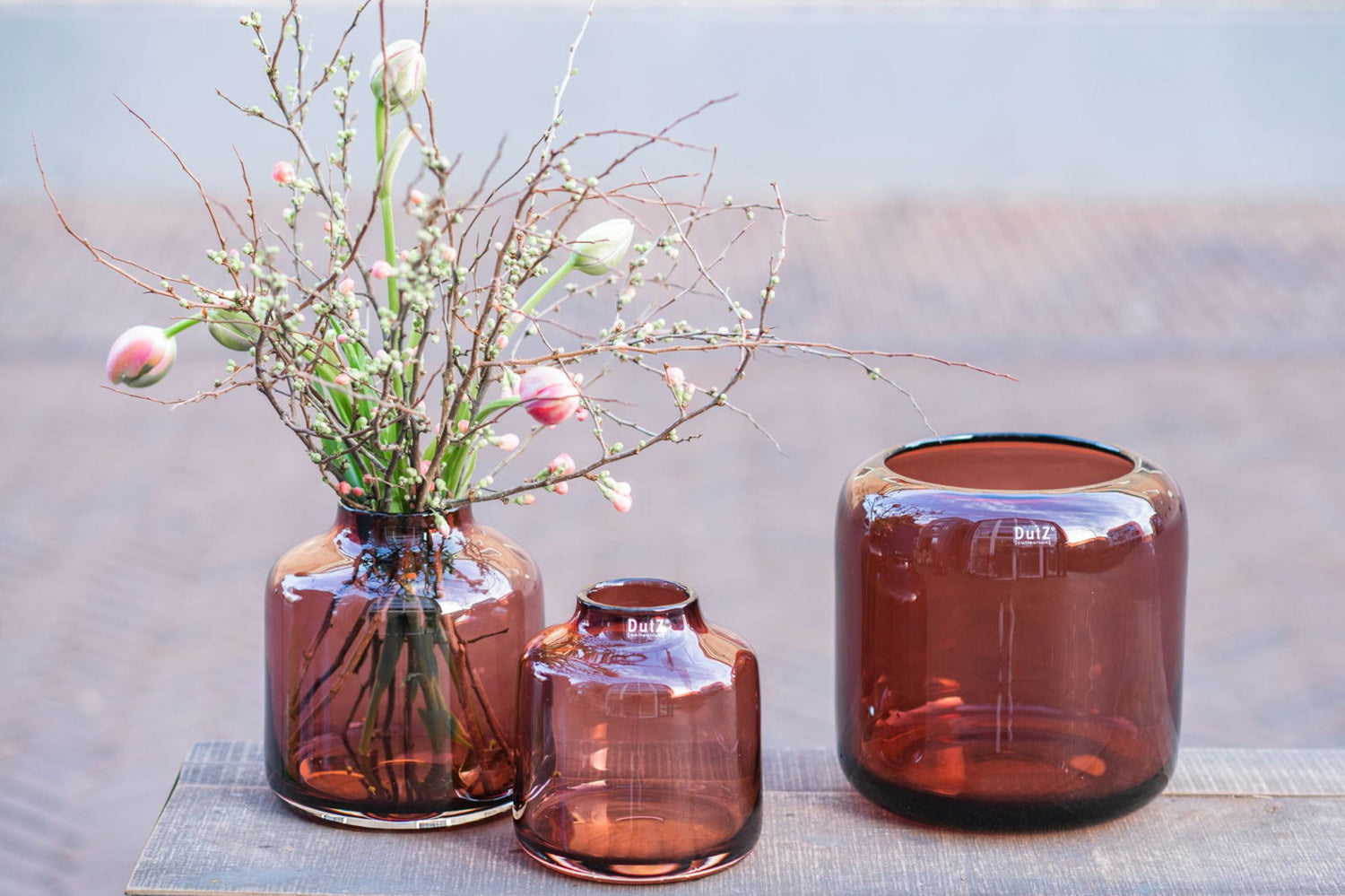 VASE MAZURKA - BURGUNDY Colour by DutZ