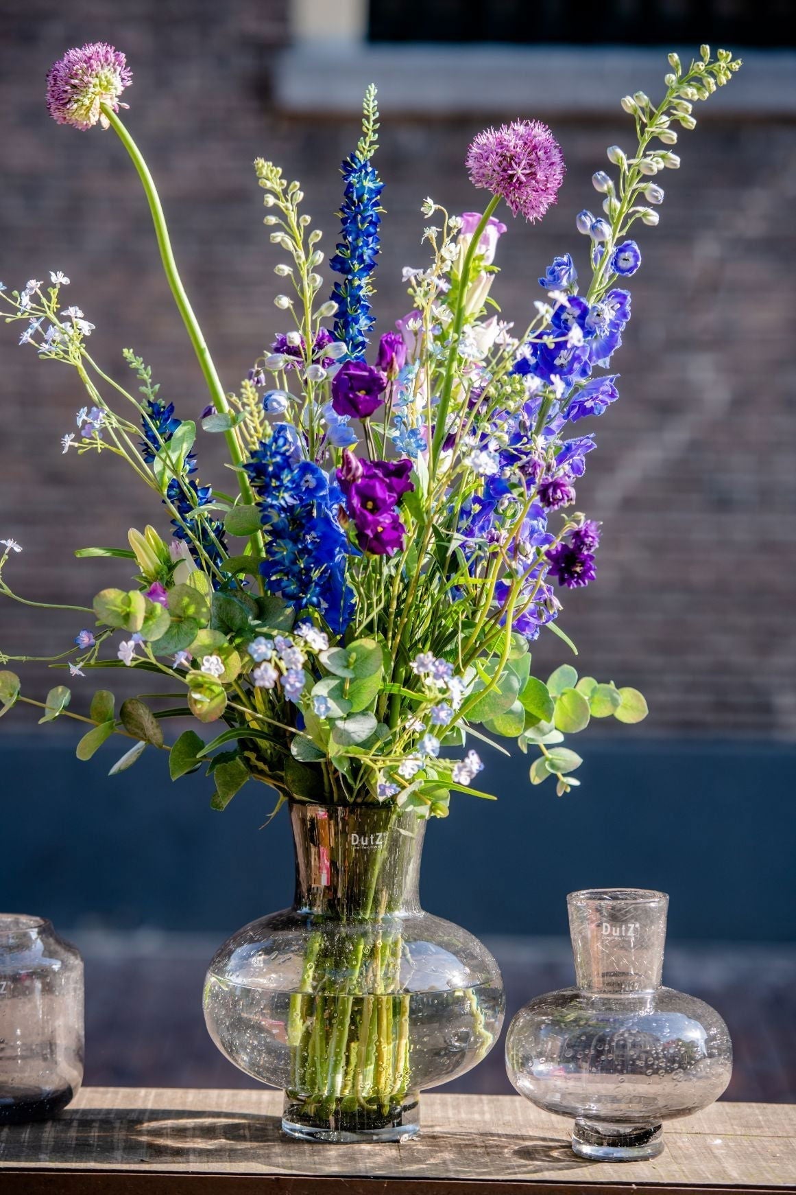 Vase MODEST - H27 D24 cm - GREY BUBBLES by DutZ