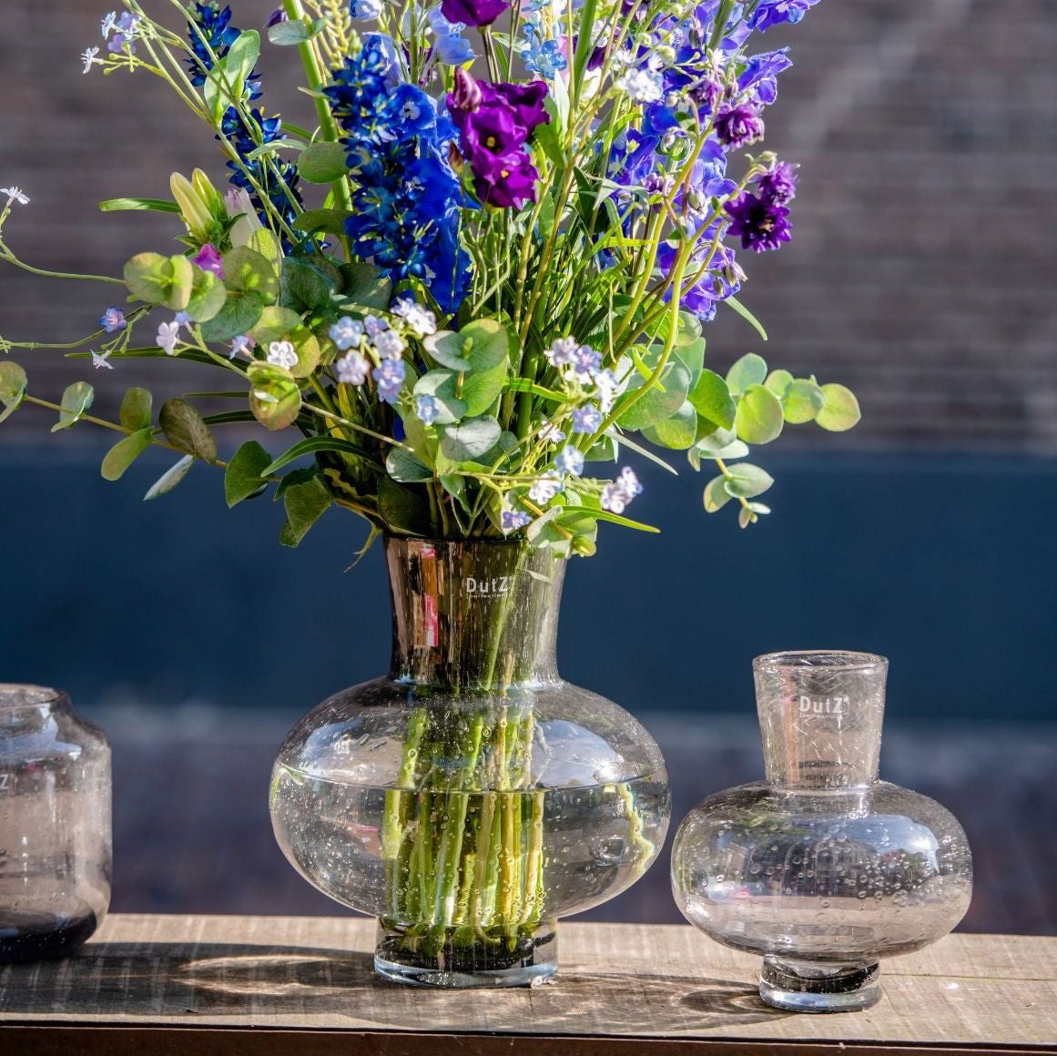 Vase MODEST - H27 D24 cm - GREY BUBBLES by DutZ