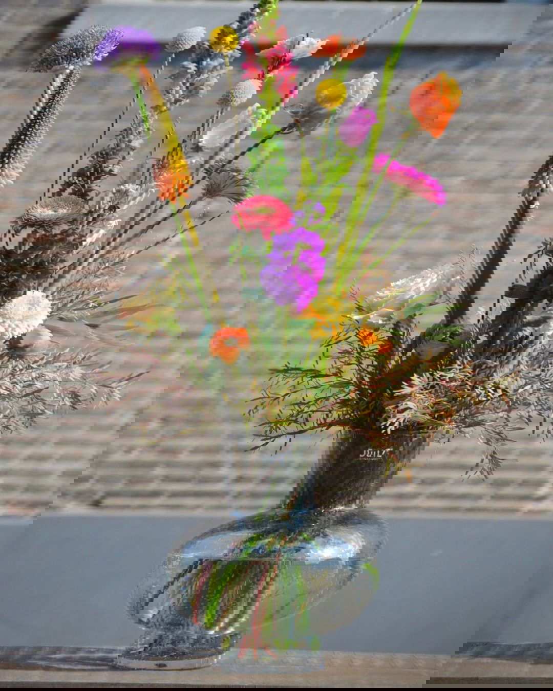 Vase MODEST - H27 D24 cm - GREY BUBBLES by DutZ