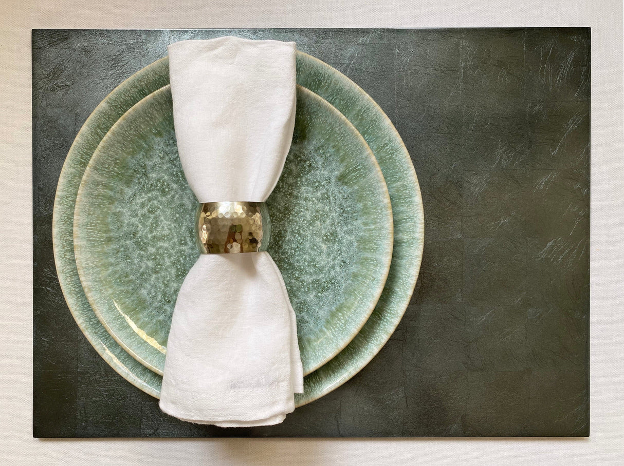 Silver Leaf Grand Placemat - Stormy Sky