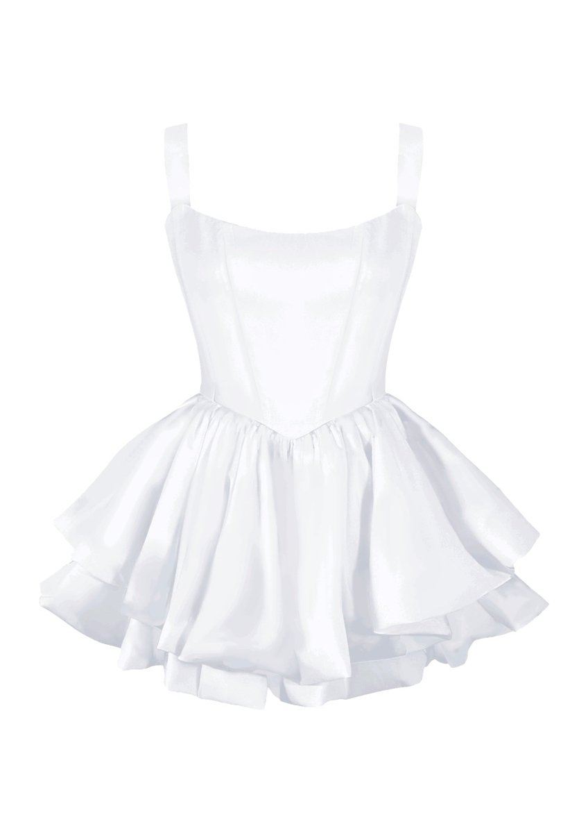 Este Dress - White