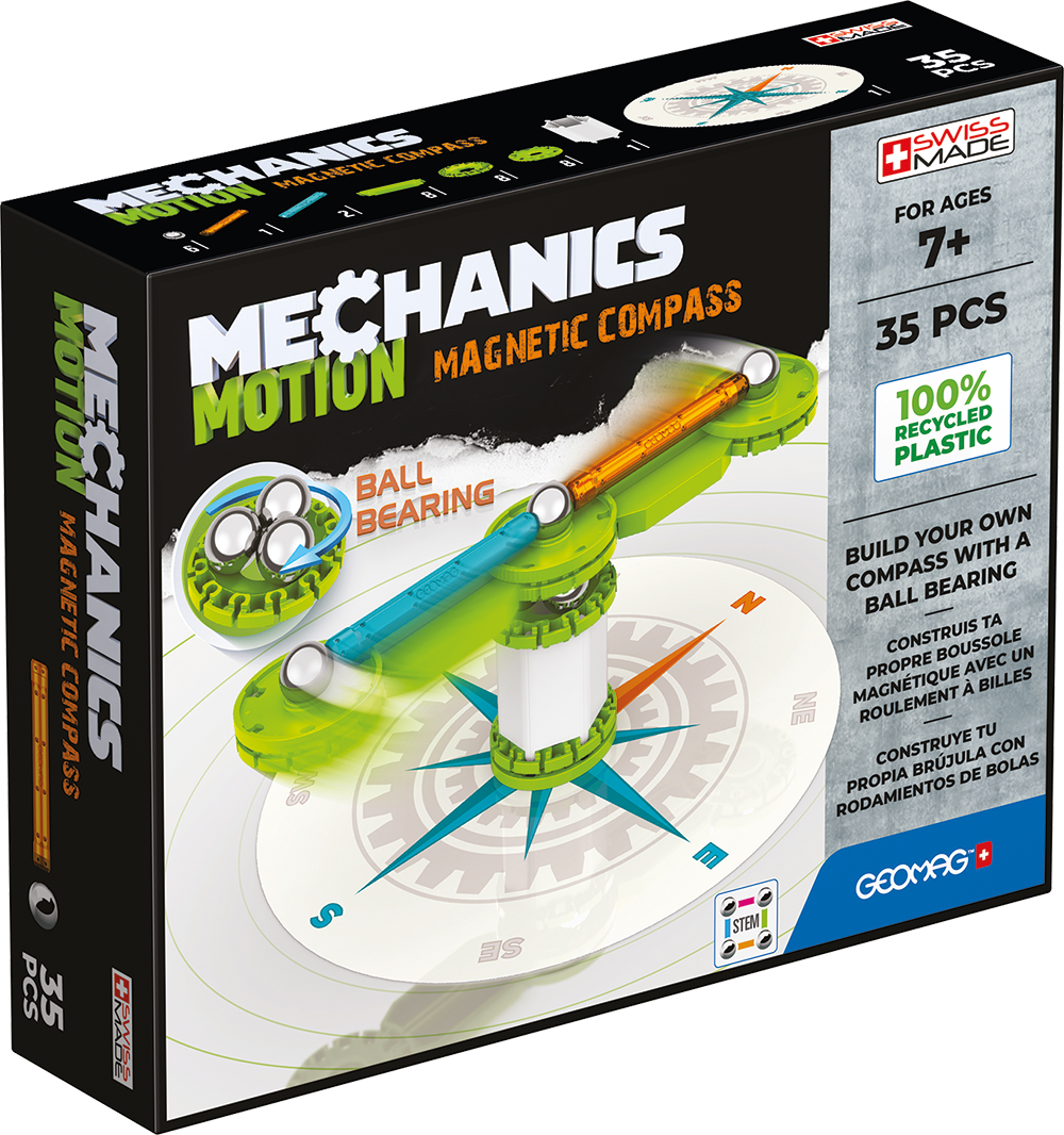 Geomag Mechanics Motion Magnetic Compass 35 Pieces