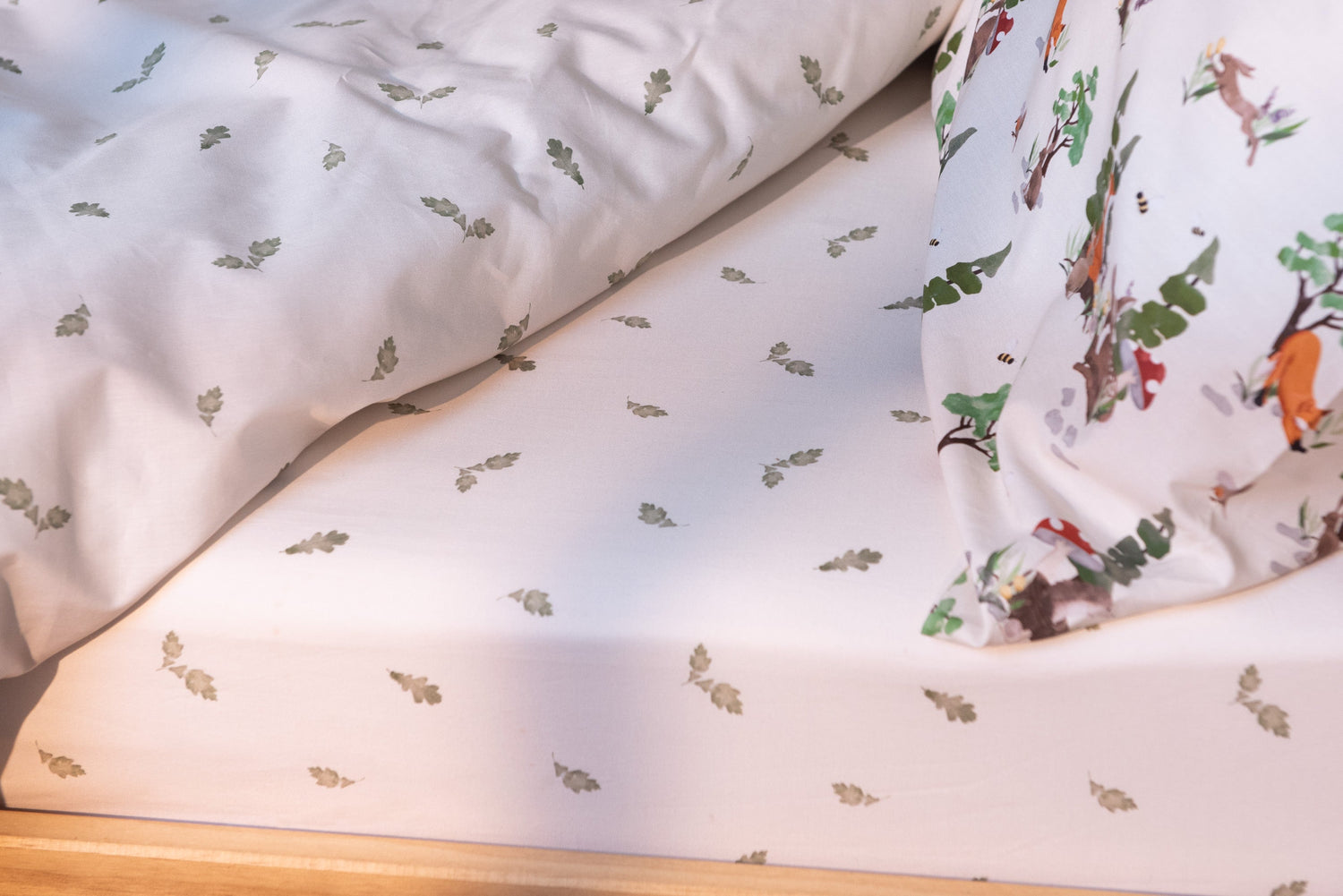 Fitted Bed Sheet - Woodland