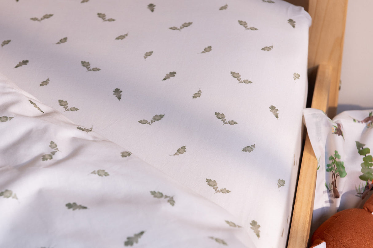 Fitted Bed Sheet - Woodland