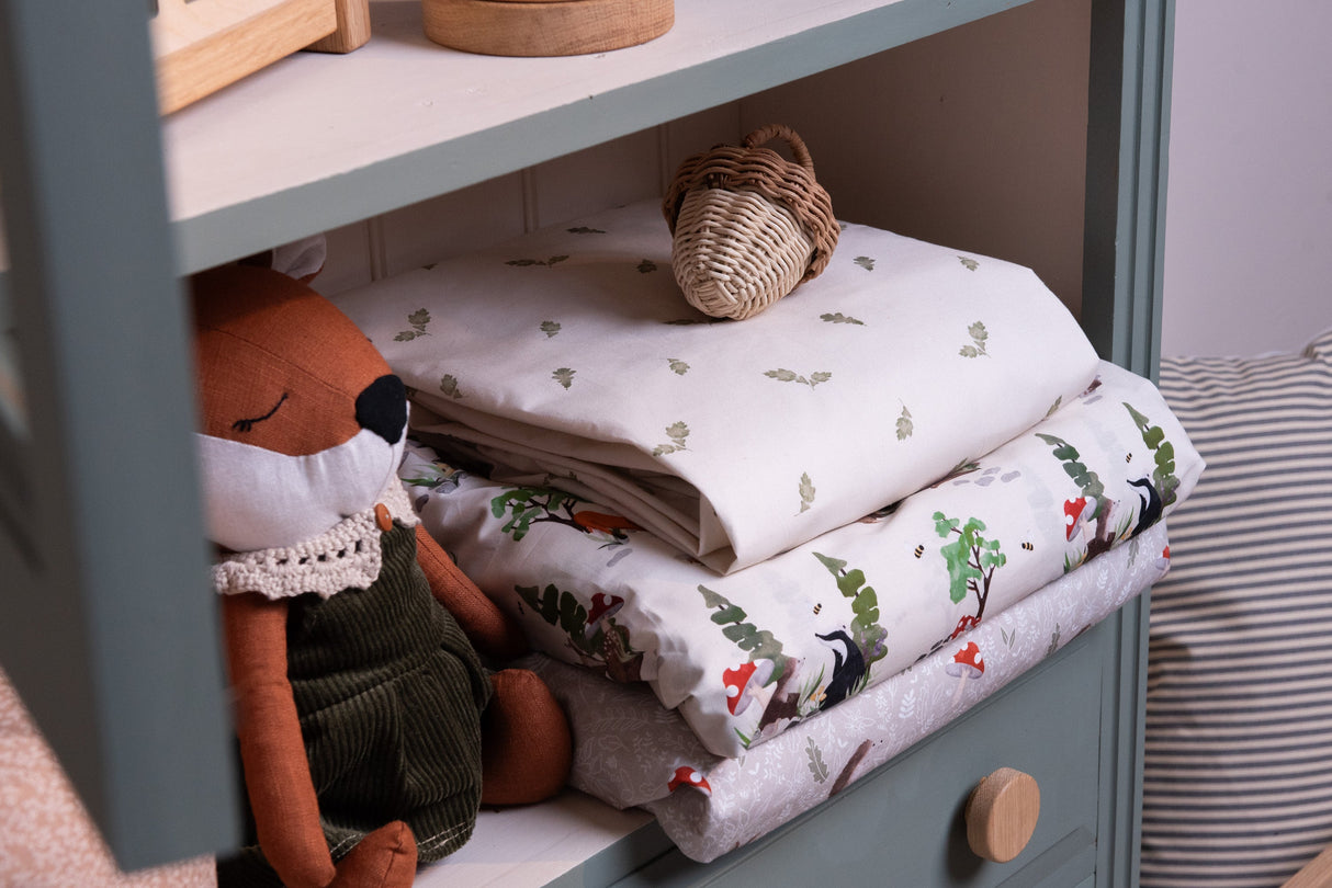 Fitted Bed Sheet - Woodland
