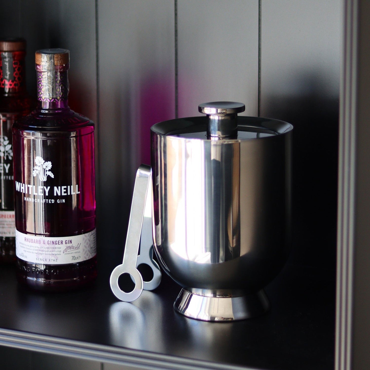 Trombone Ice Bucket & Tongs