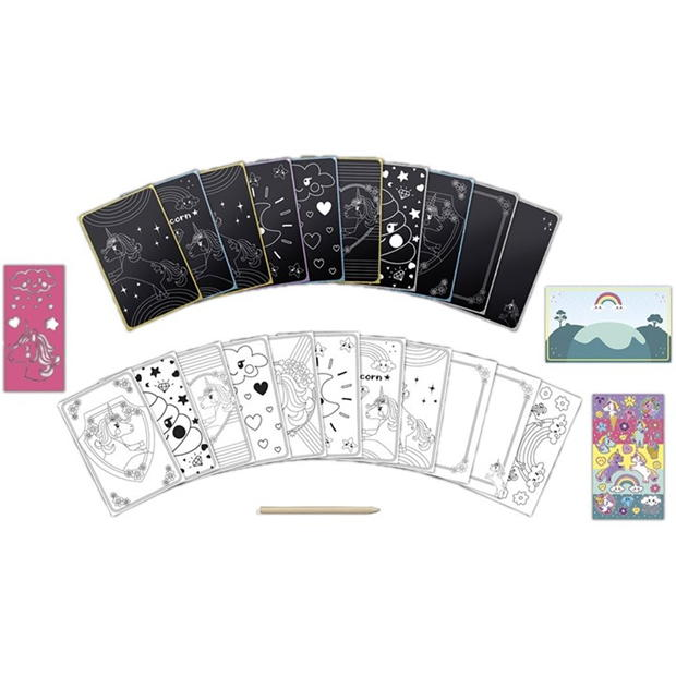 Unicorn Scratch Book