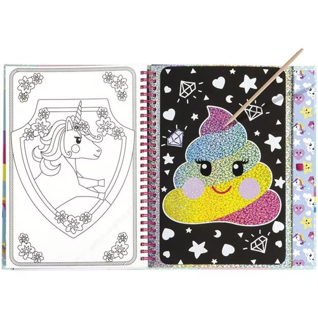 Unicorn Scratch Book