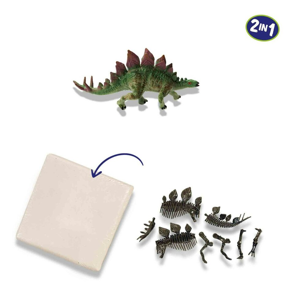Dino and Skeleton Excavation 2 in 1 - Stegosaurus