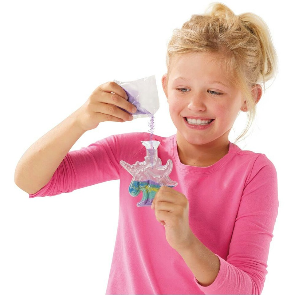 Galaxy Sand Art Bottles Unicorn and Rainbow