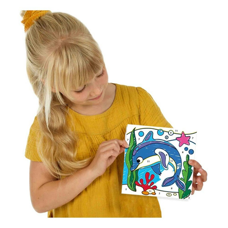 Colour by Numbers - Triangular Grip Colouring Pens