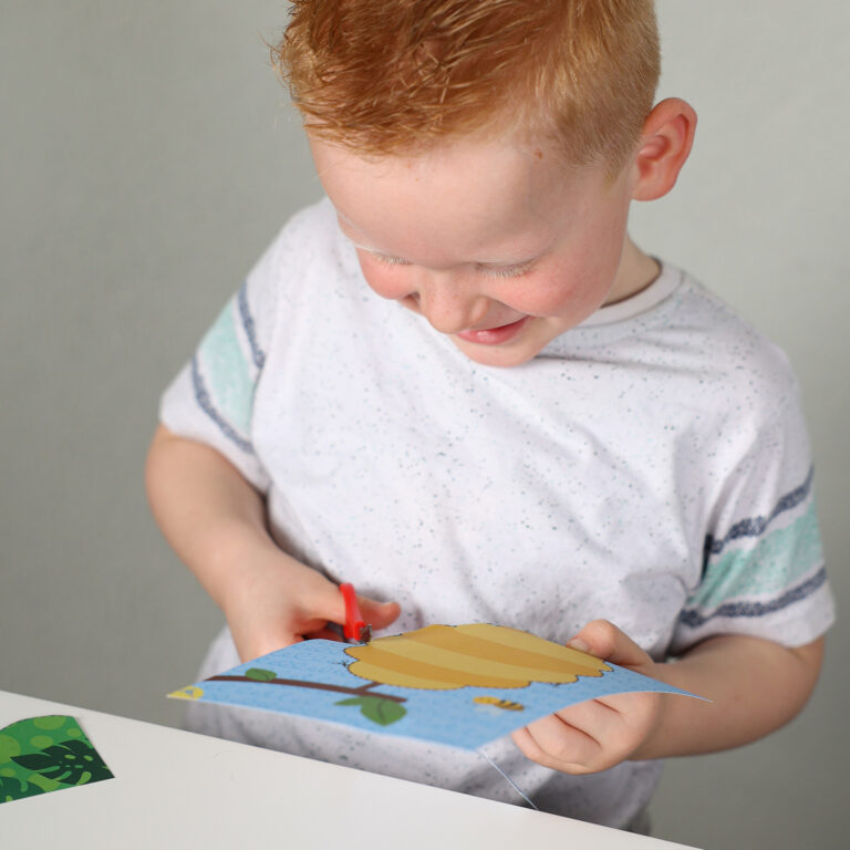 I Learn to Use Scissors Step-by-Step