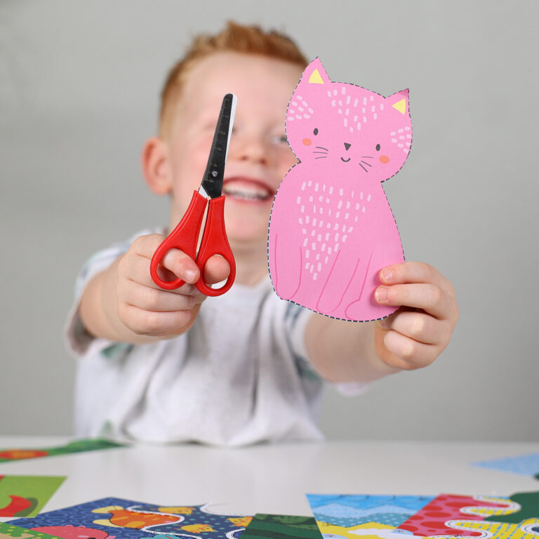 I Learn to Use Scissors Step-by-Step