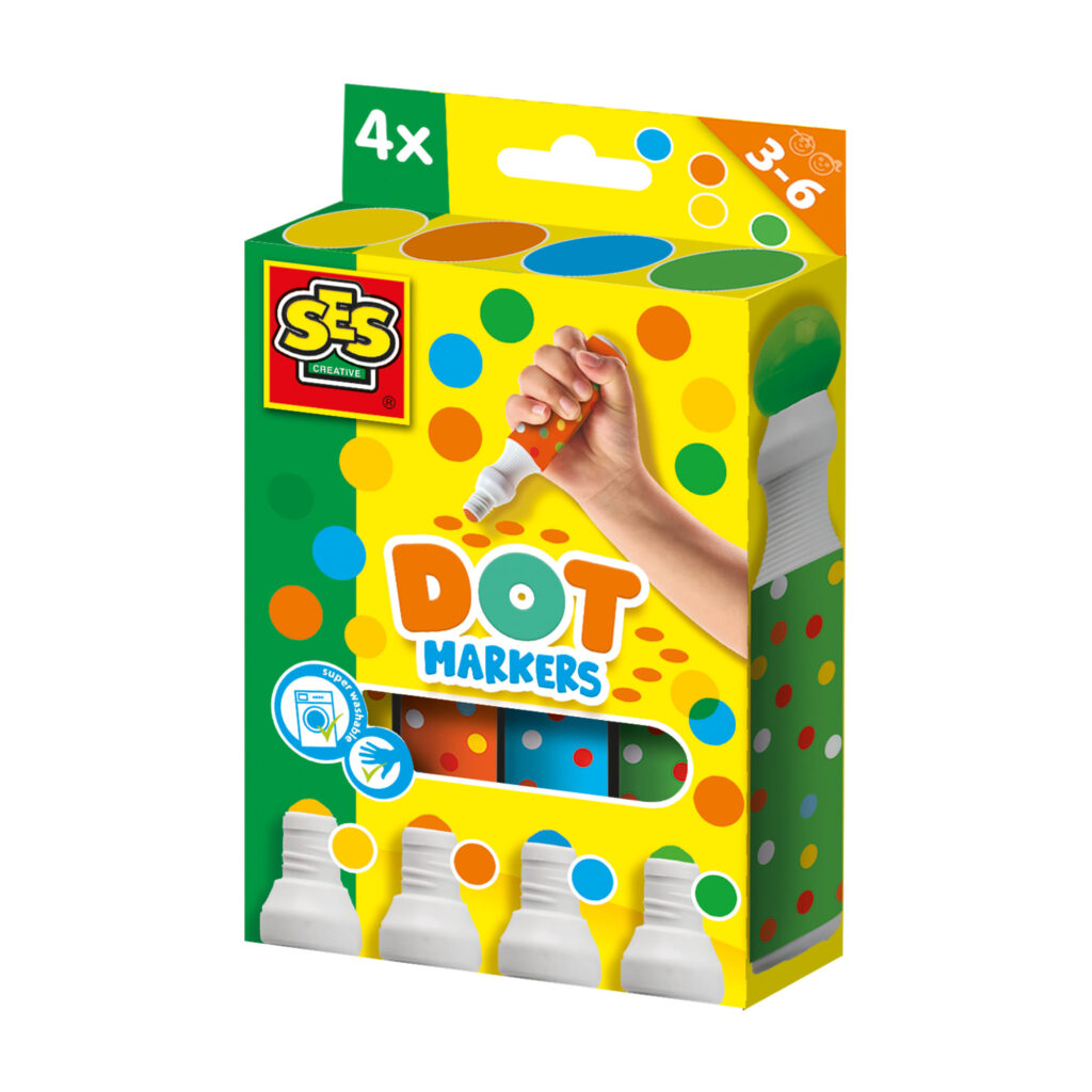 Dot Markers - 4 Colours XXL