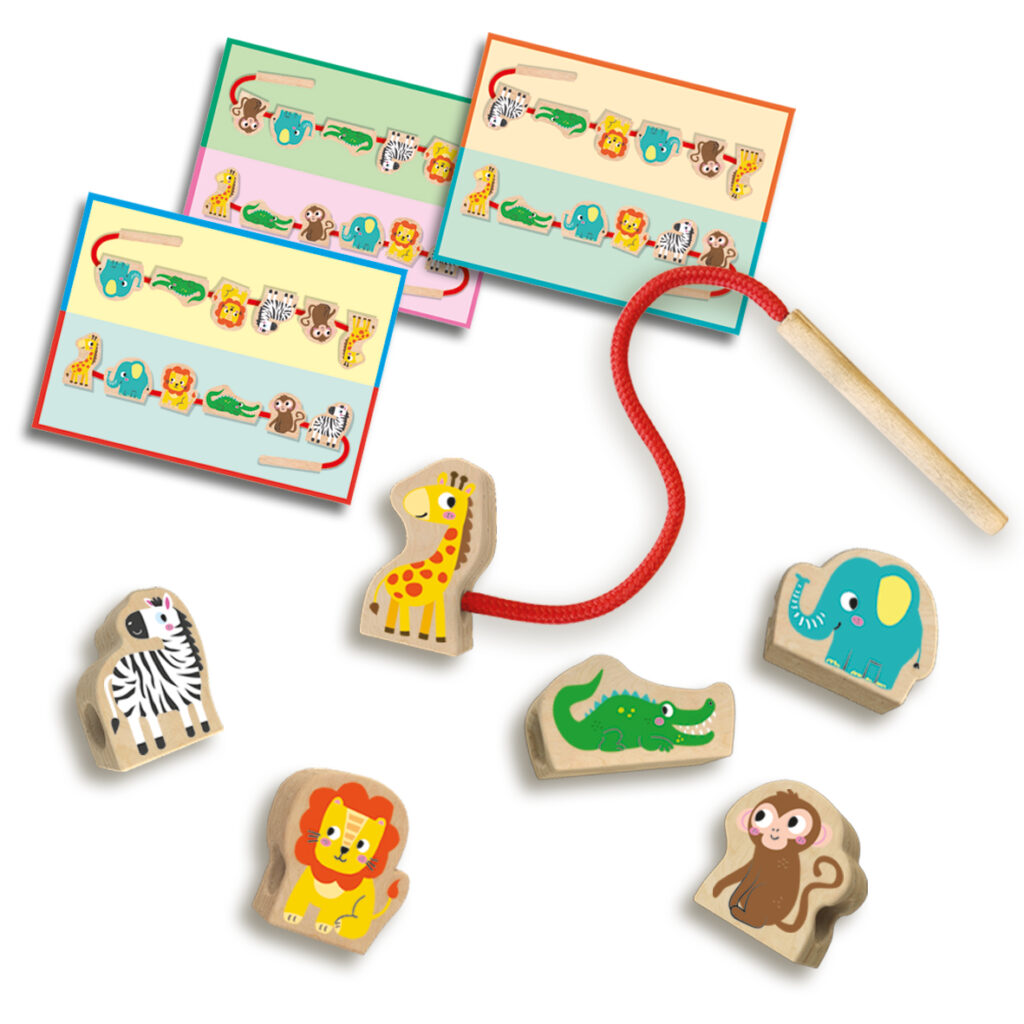 My First - Lacing Wooden Animal Beads