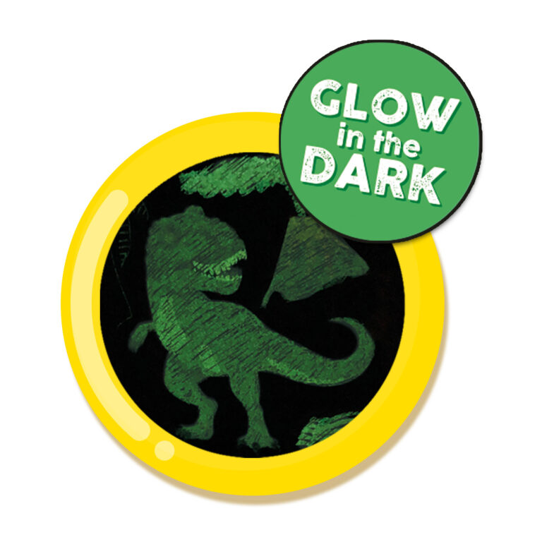 Glow in the Dark Scratch - Dinosaurs
