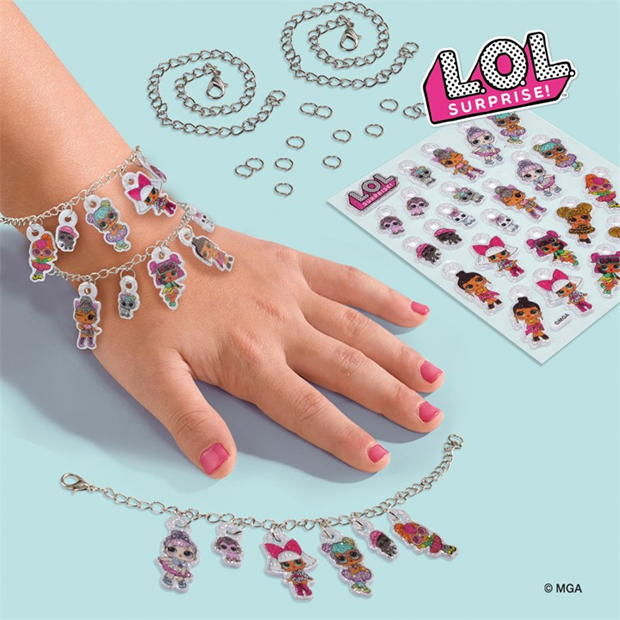 L.O.L. - Puffy Sticker Bracelets