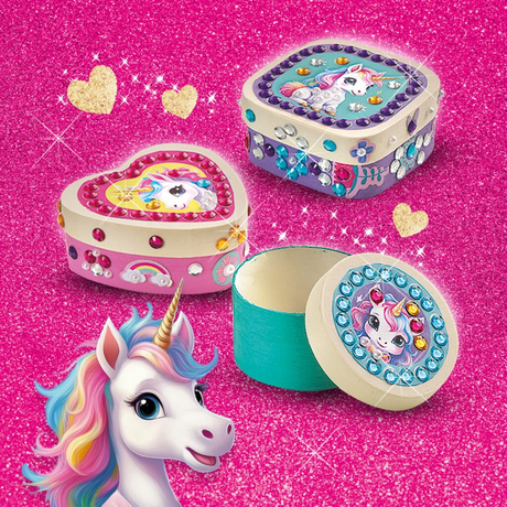 Unicorn - Diamond Painting Wooden Jewellery Boxes