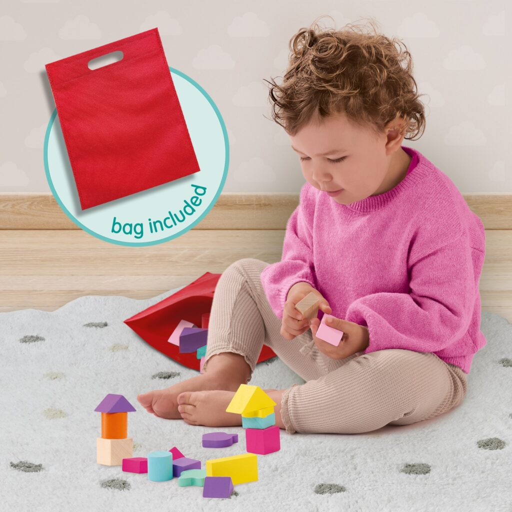 Wooden Building Blocks Unicorn 52pcs