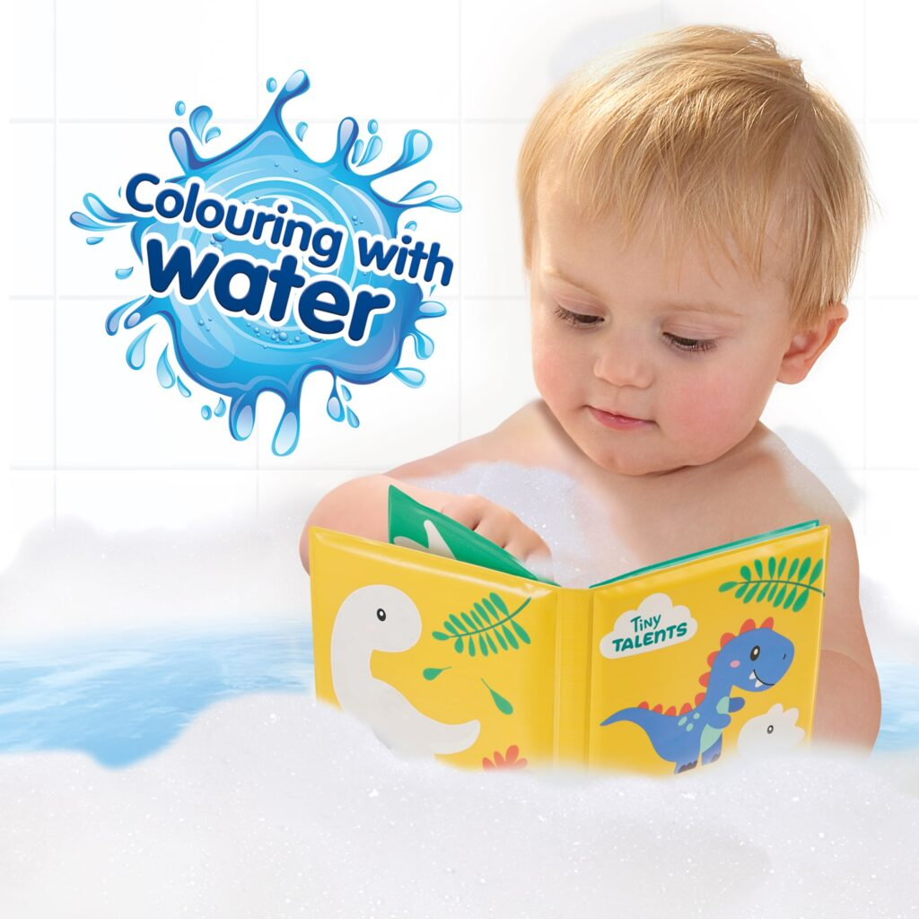 Bath Book - Colouring With Water Dinos