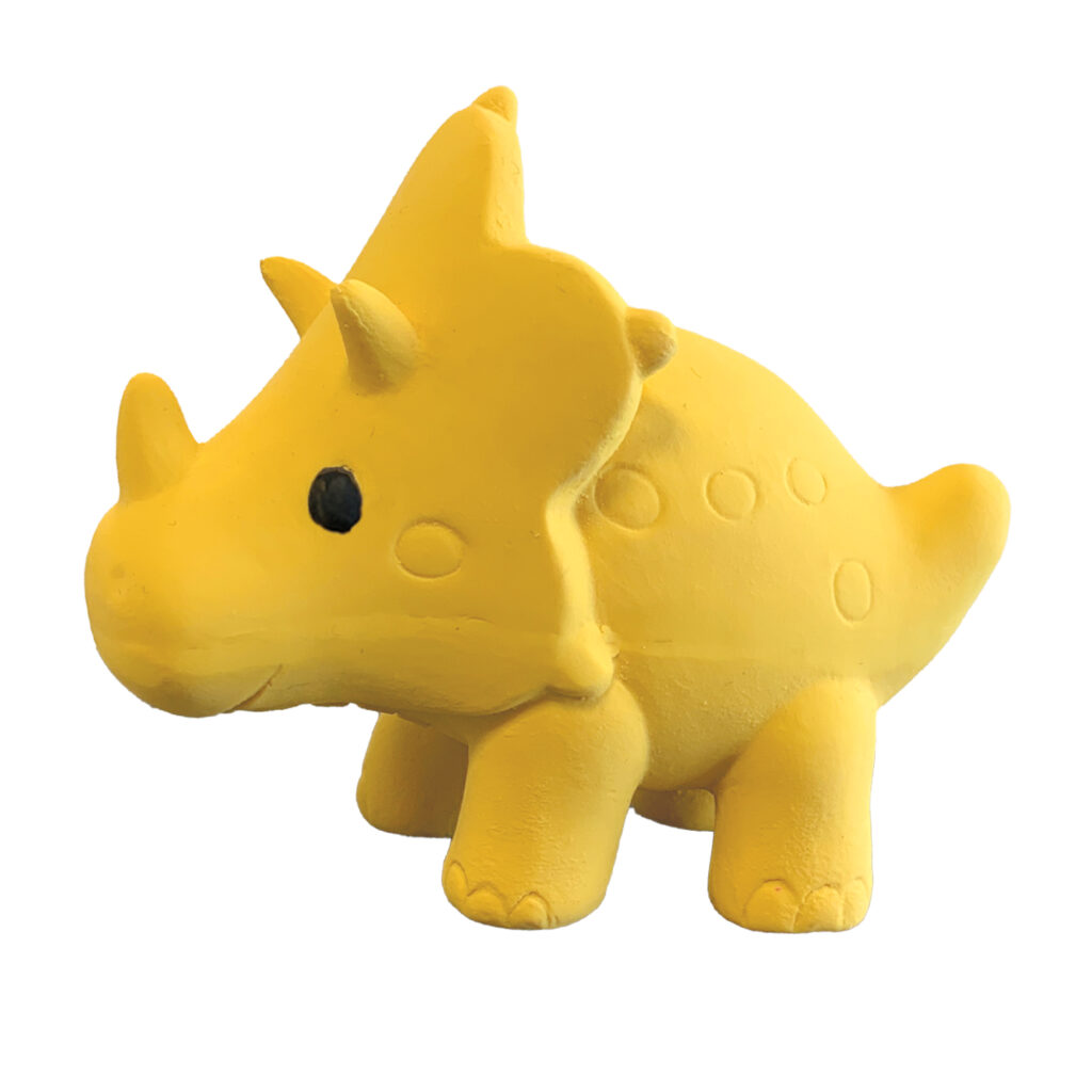 Bath Triceratops - 100% Natural Rubber