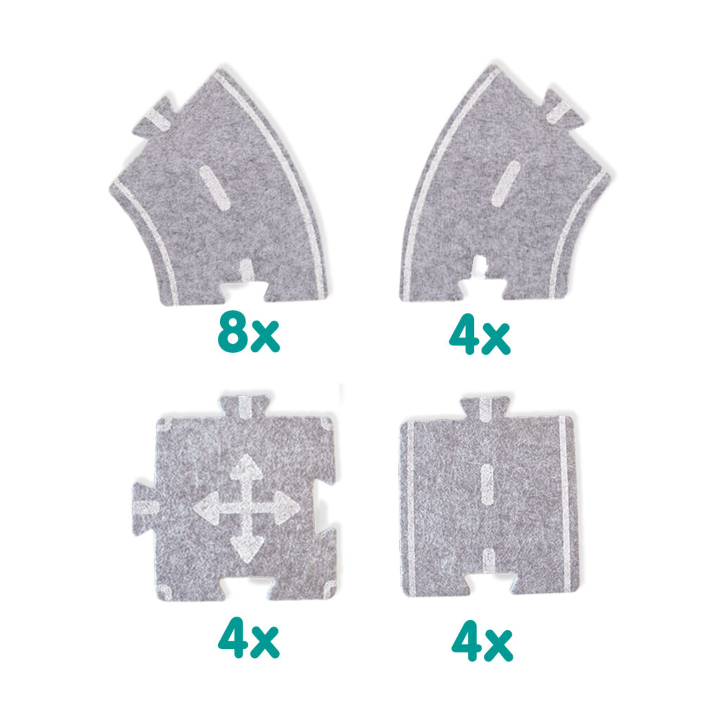 Felt Road Circuit 20pcs