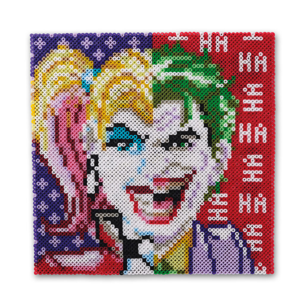 DC Batman - Joker and Harley Quinn Iron on Beads Colour Mix