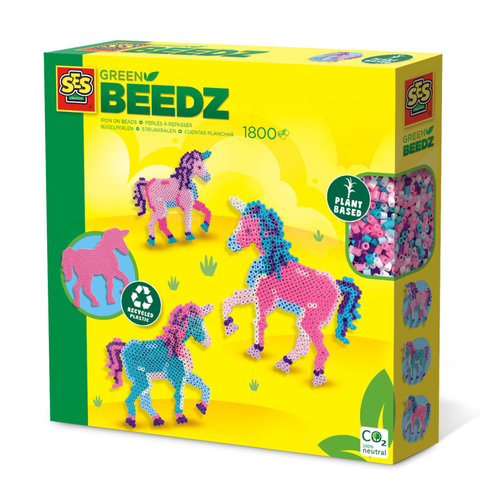 Green Beedz - Iron on Beads Set Unicorn