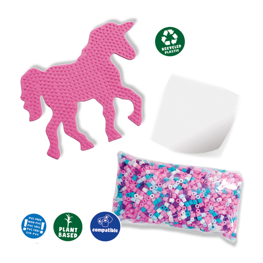Green Beedz - Iron on Beads Set Unicorn