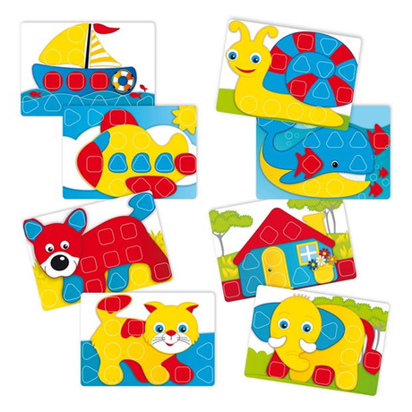 Quercetti Fantacolor Baby Mosaic Starter Set