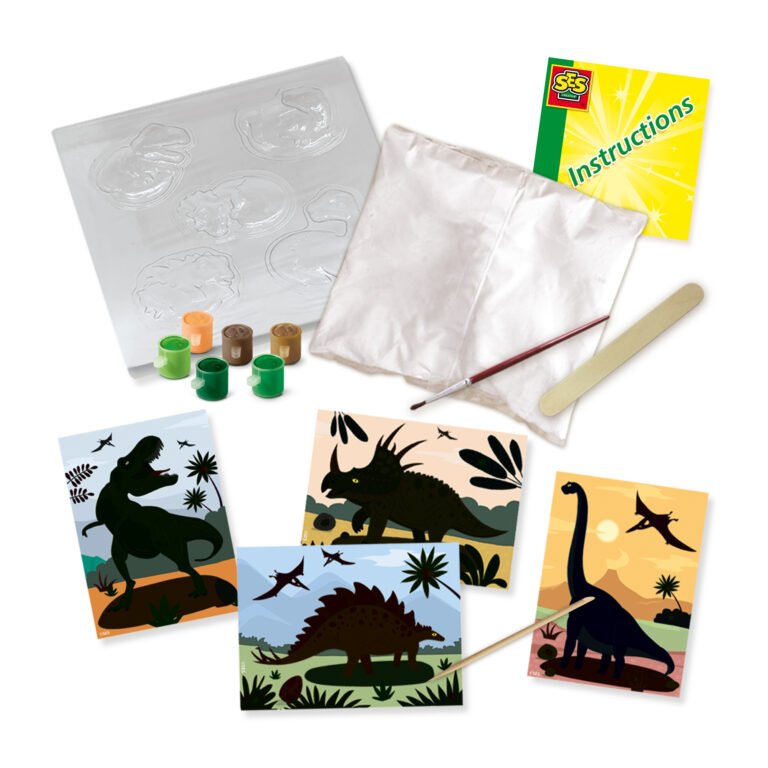 Dinosaurs 2 in 1 - Casting and Painting and Scratch