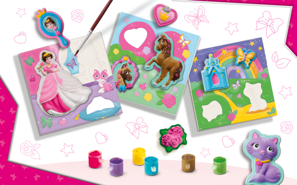 Casting and Painting - Canvases to Paint Princesses 3x