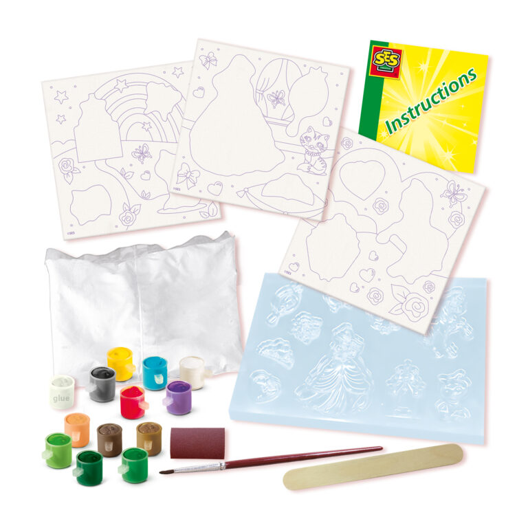 Casting and Painting - Canvases to Paint Princesses 3x